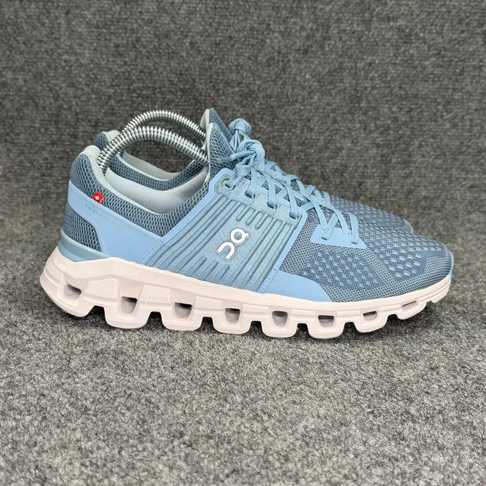On Running Cloudswift Shoe Womens 8.5 Lake Sky Blue Athletic Run Trainng Sneaker